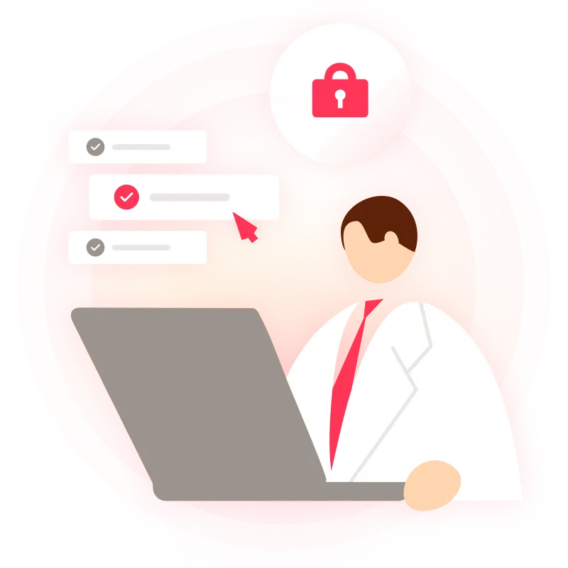 １つのアプリで医療へアクセス可能