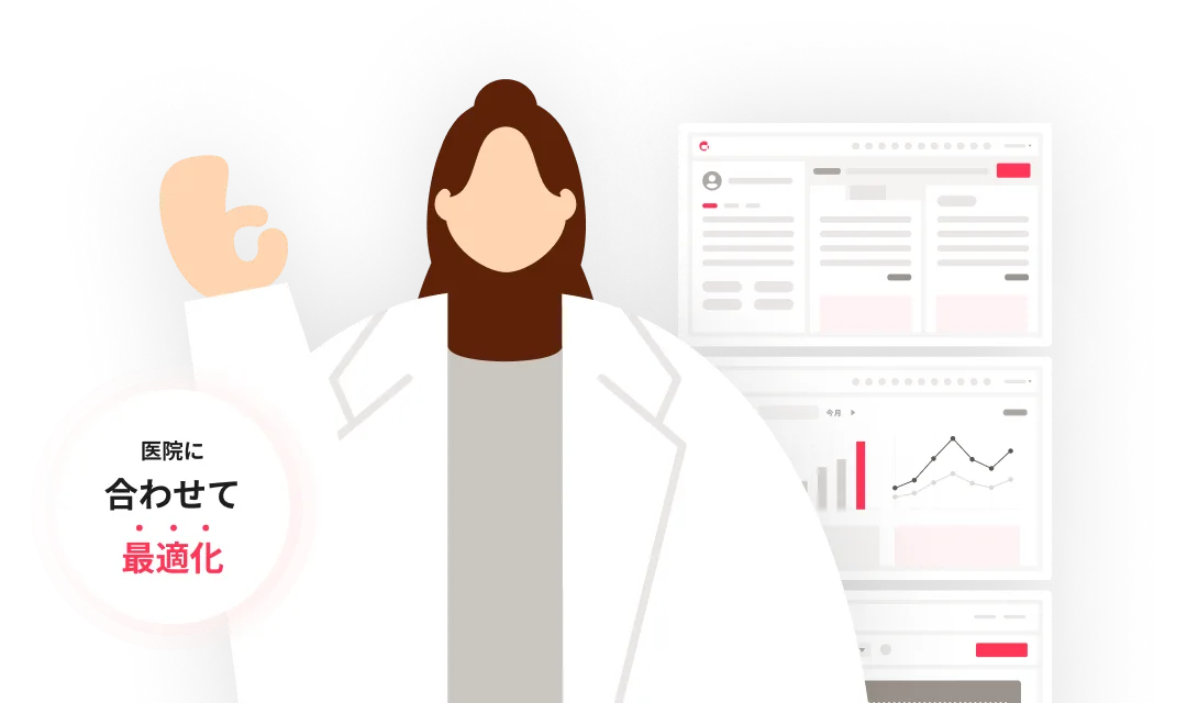 医院に合わせて最適化