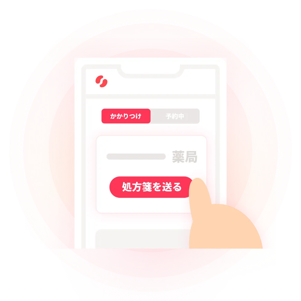 処方箋もスムーズに送信するイメージ